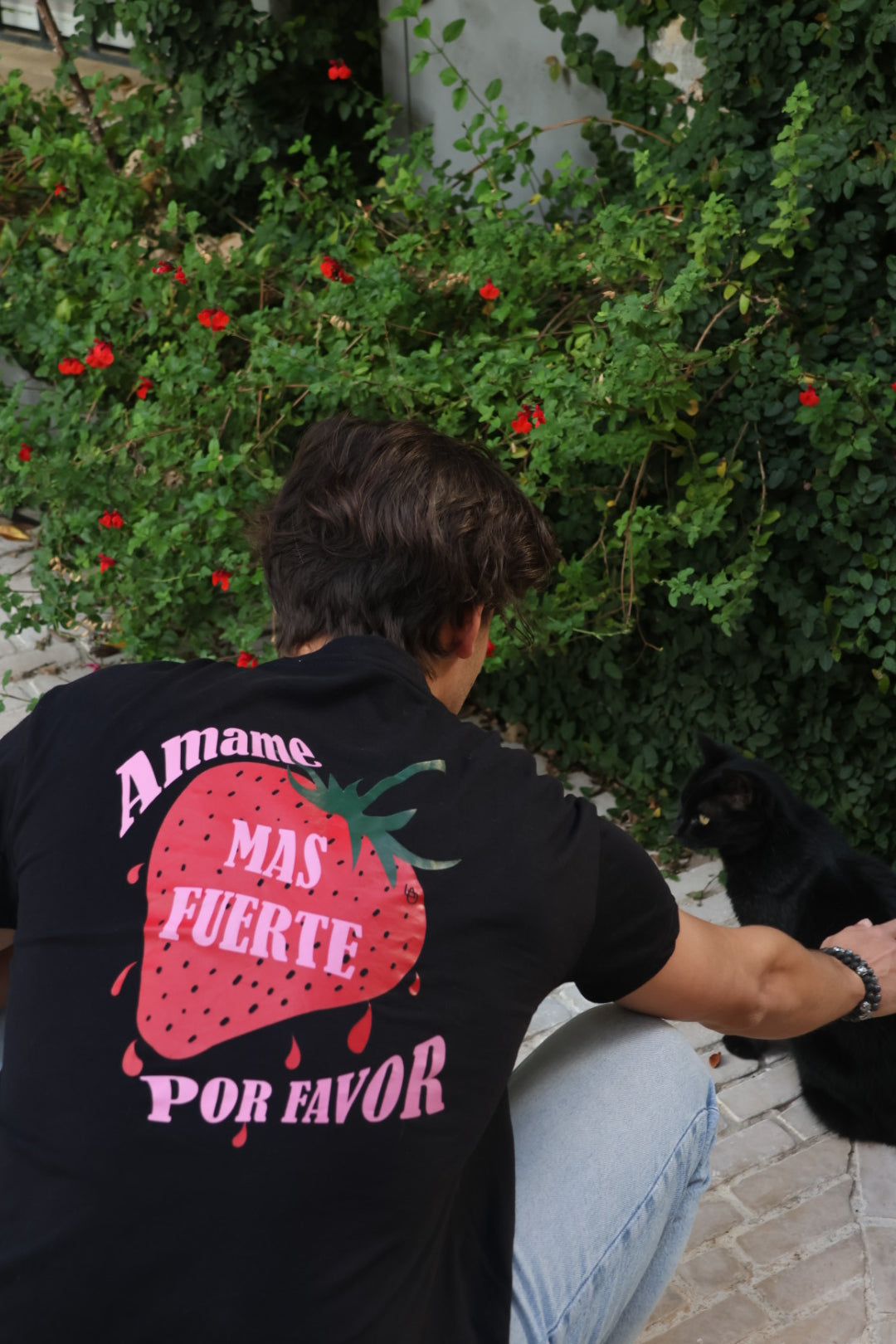 Teeshirt noir unisexe